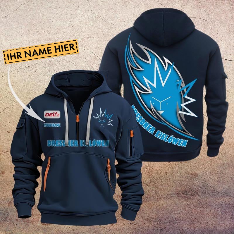 De Dresdner Eislwen Quarter Zip Hoodie PT70715