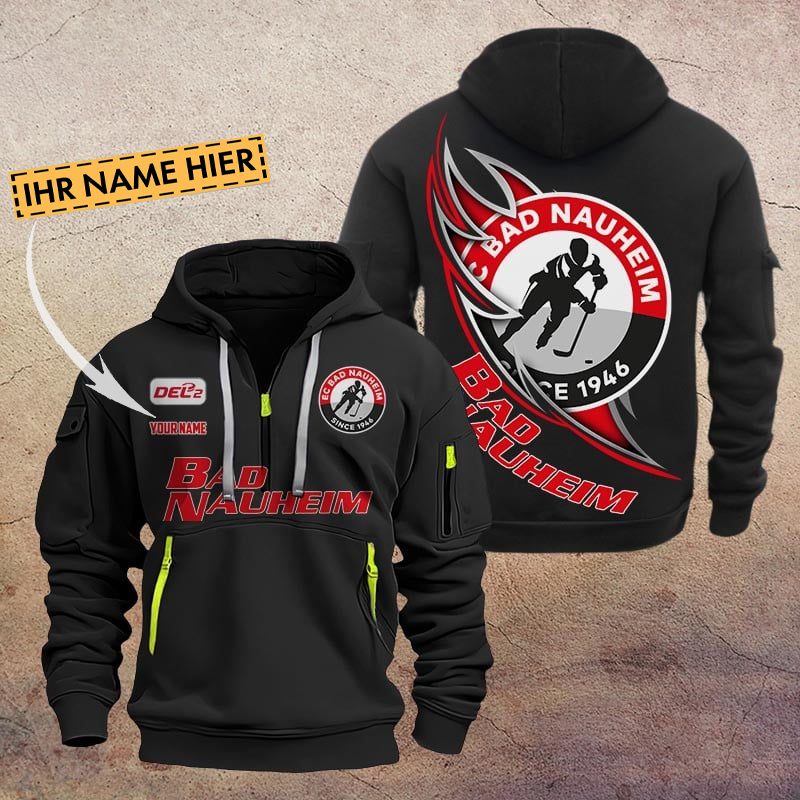 De Ec Bad Nauheim Quarter Zip Hoodie PT70717