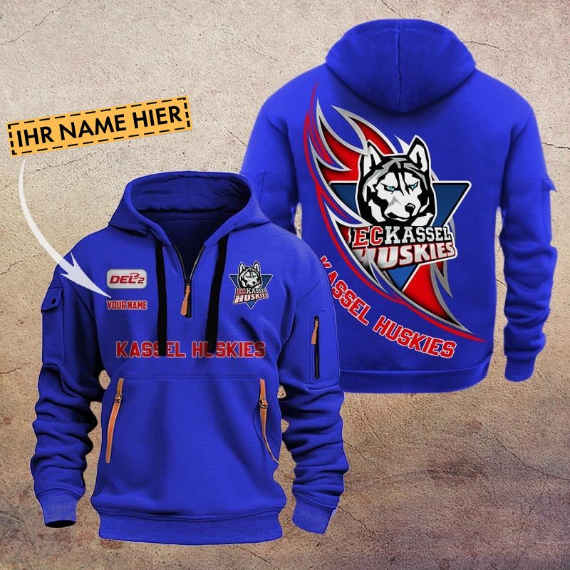 De Ec Kassel Huskies Quarter Zip Hoodie PT70718