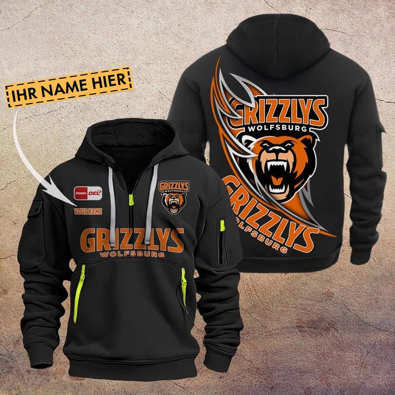 De Grizzlys Wolfsburg Quarter Zip Hoodie PT70728
