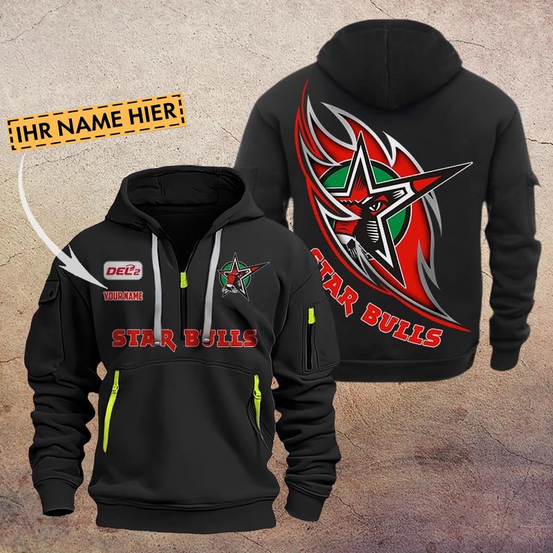 De Starbulls Rosenheim Quarter Zip Hoodie PT70738