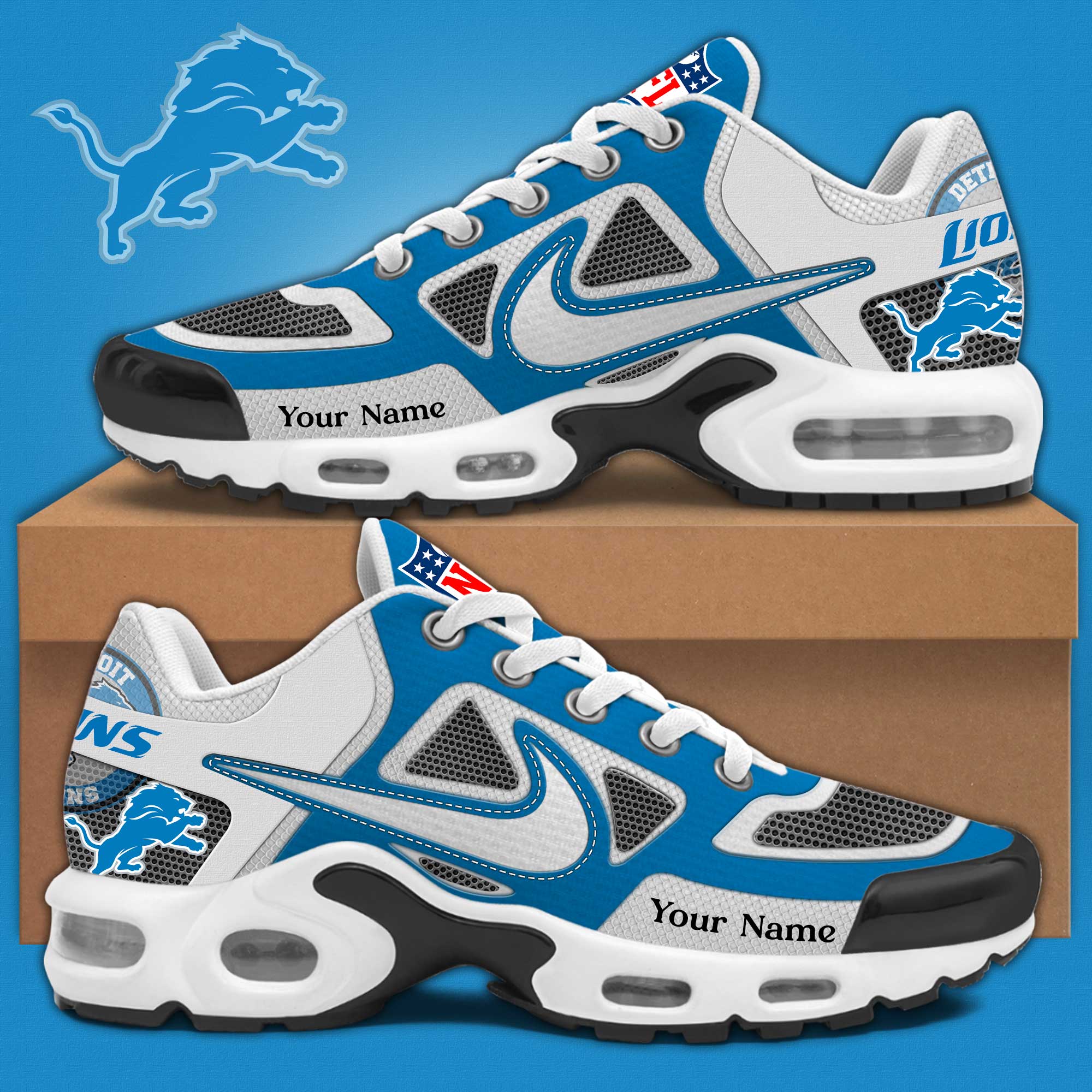 Detroit Lions Sport Shoes Editions Limited PT72303