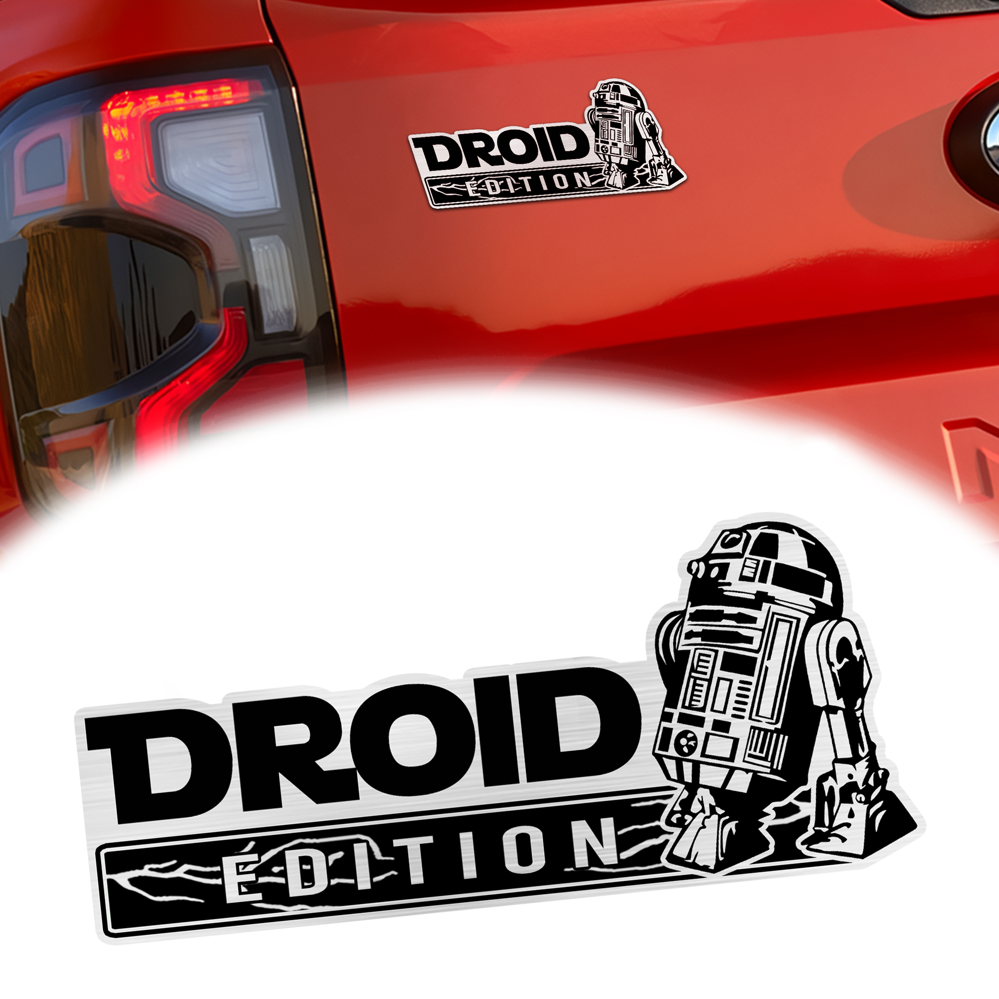 Droid Laser Engraved Car Emblem MS10232