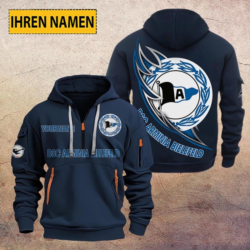 Dsc Arminia Bielefeld Quarter Zip Hoodie PT70744