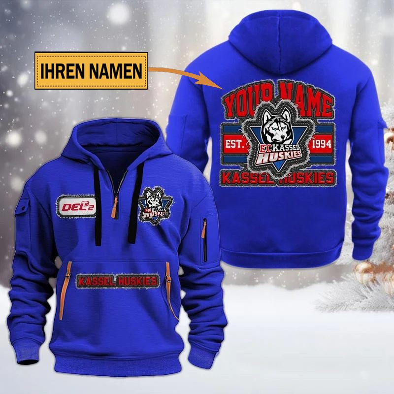Ec Kassel Huskies Quarter Zip Hoodie PT70748