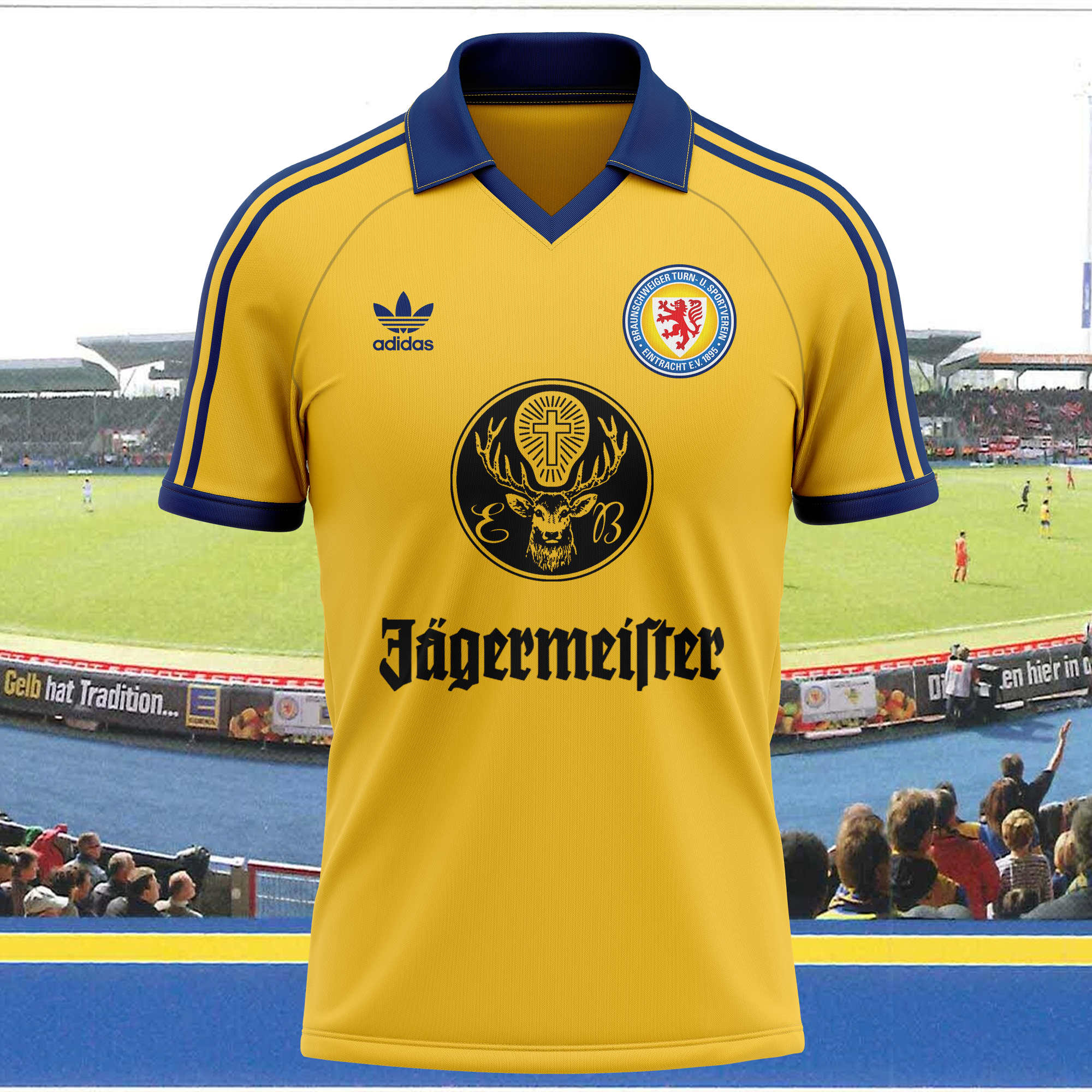 Eintracht Braunschweig 1980-81 Home Kit Retro Shirt PT68579