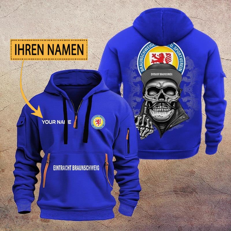 Eintracht Braunschweig Quarter Zip Hoodie PT70751