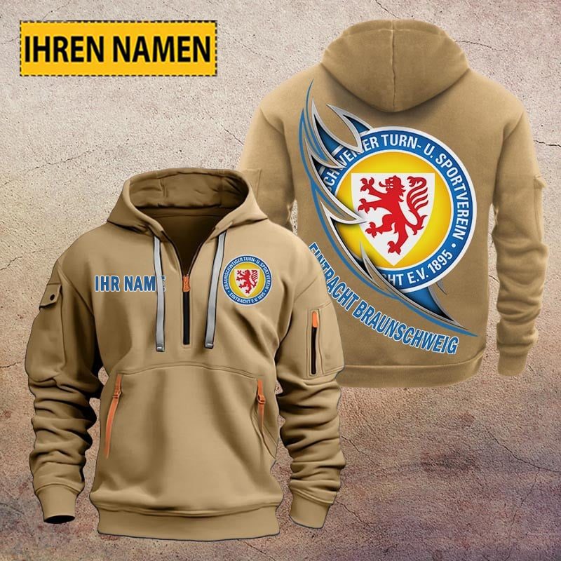 Eintracht Braunschweig Quarter Zip Hoodie PT70752