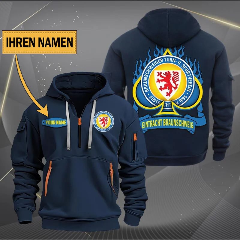 Eintracht Braunschweig Quarter Zip Hoodie PT70753