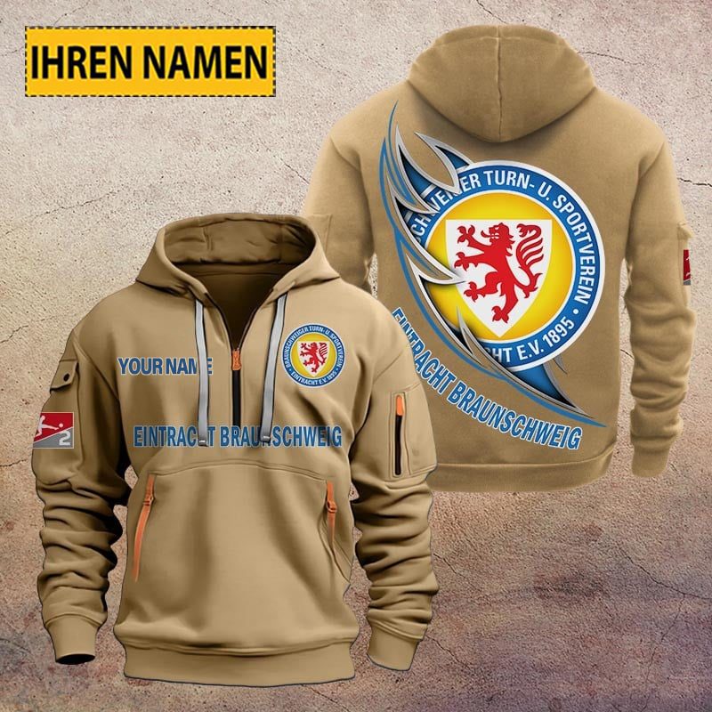 Eintracht Braunschweig Quarter Zip Hoodie PT70754