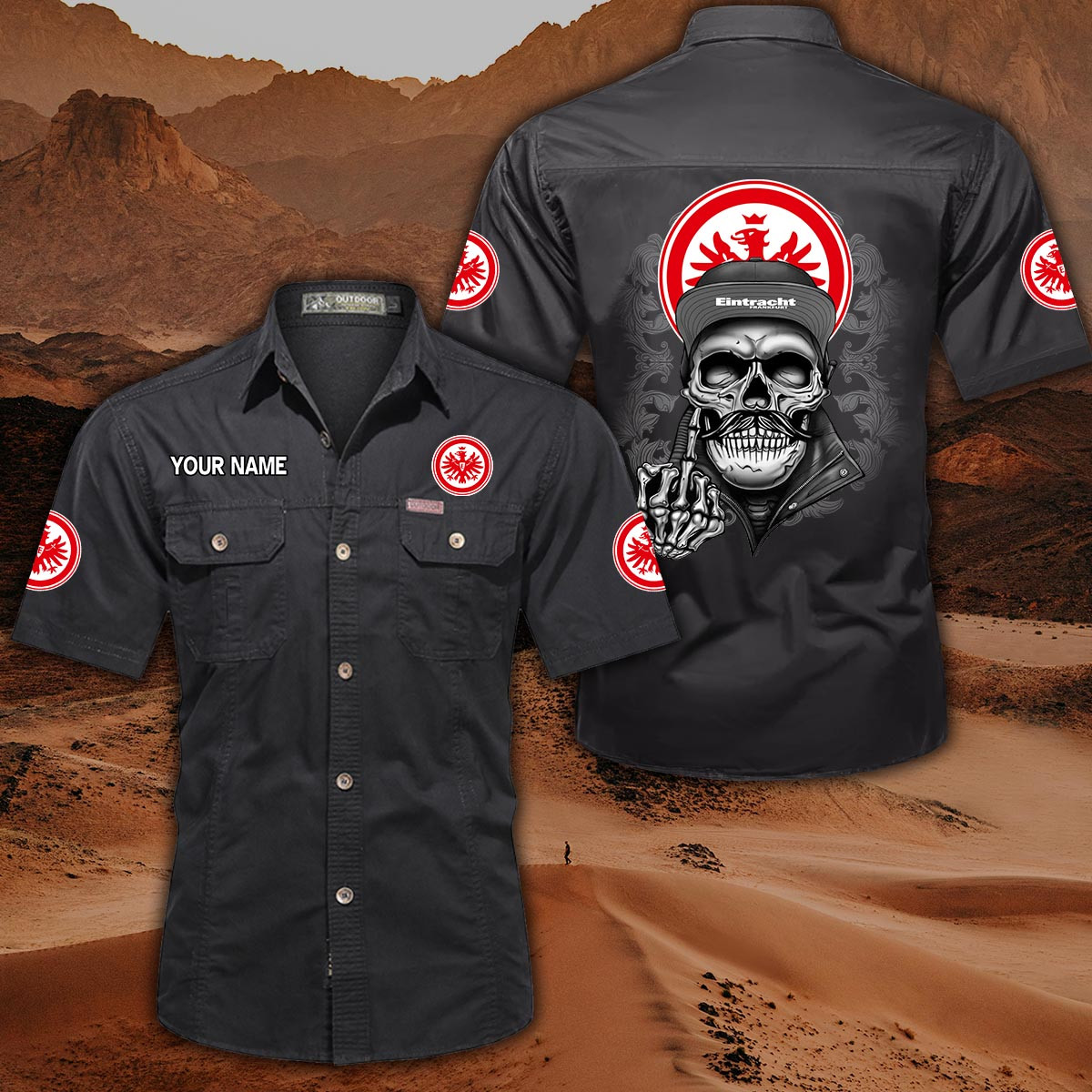 Eintracht Frankfurt Pocket Short Sleeve Shirt PT69587