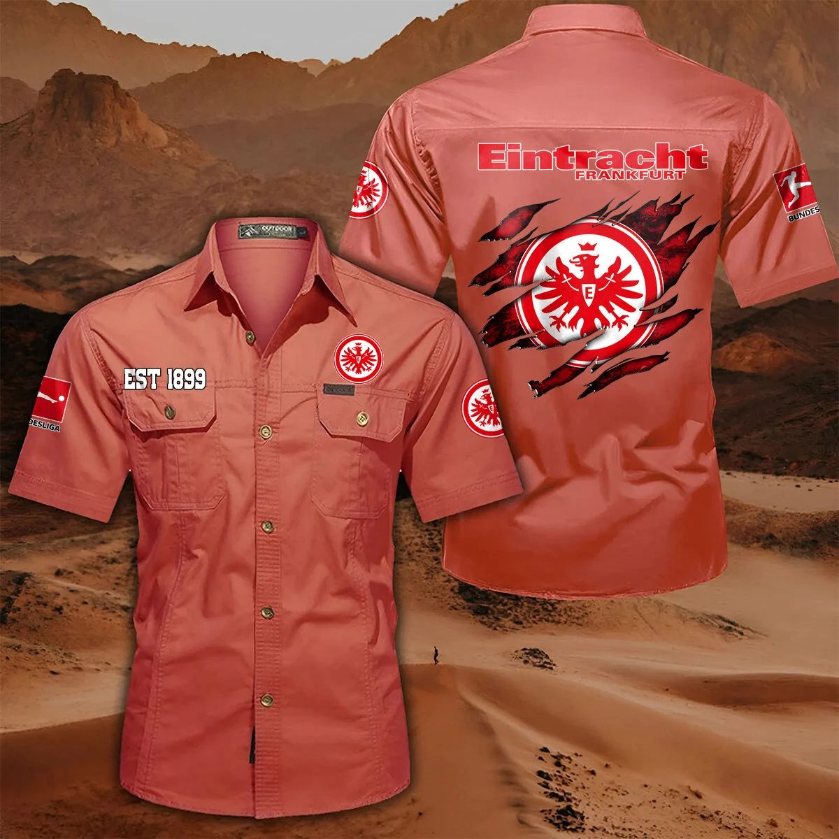 Eintracht Frankfurt Pocket Short Sleeve Shirt PT71356