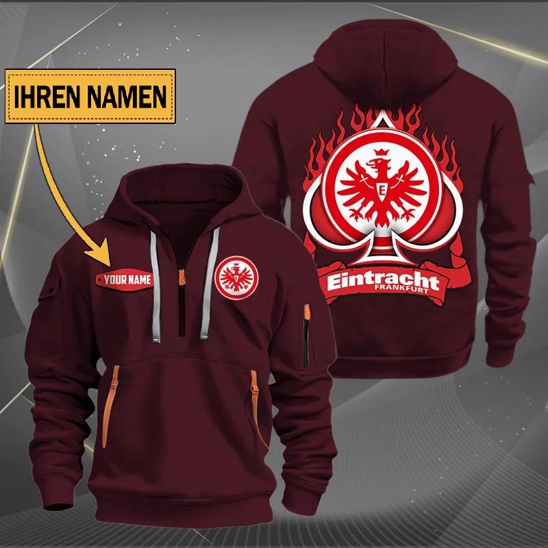 Eintracht Frankfurt Quarter Zip Hoodie PT70758
