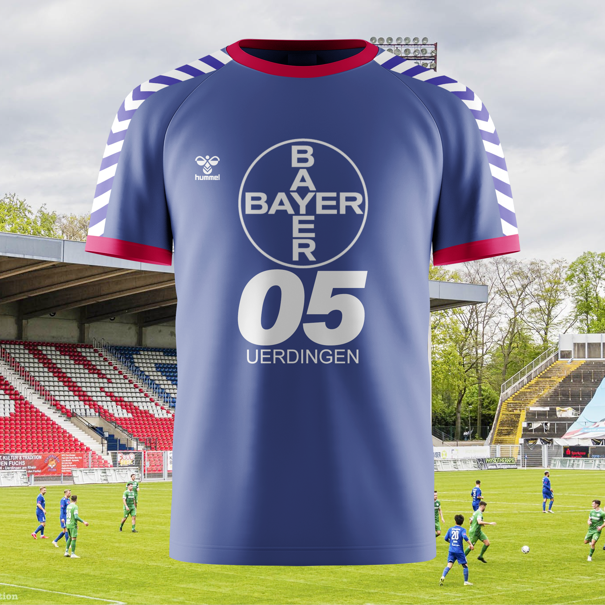 FC Bayer 05 Uerdingen 1980-81 Home Kit Retro Shirt PT68581