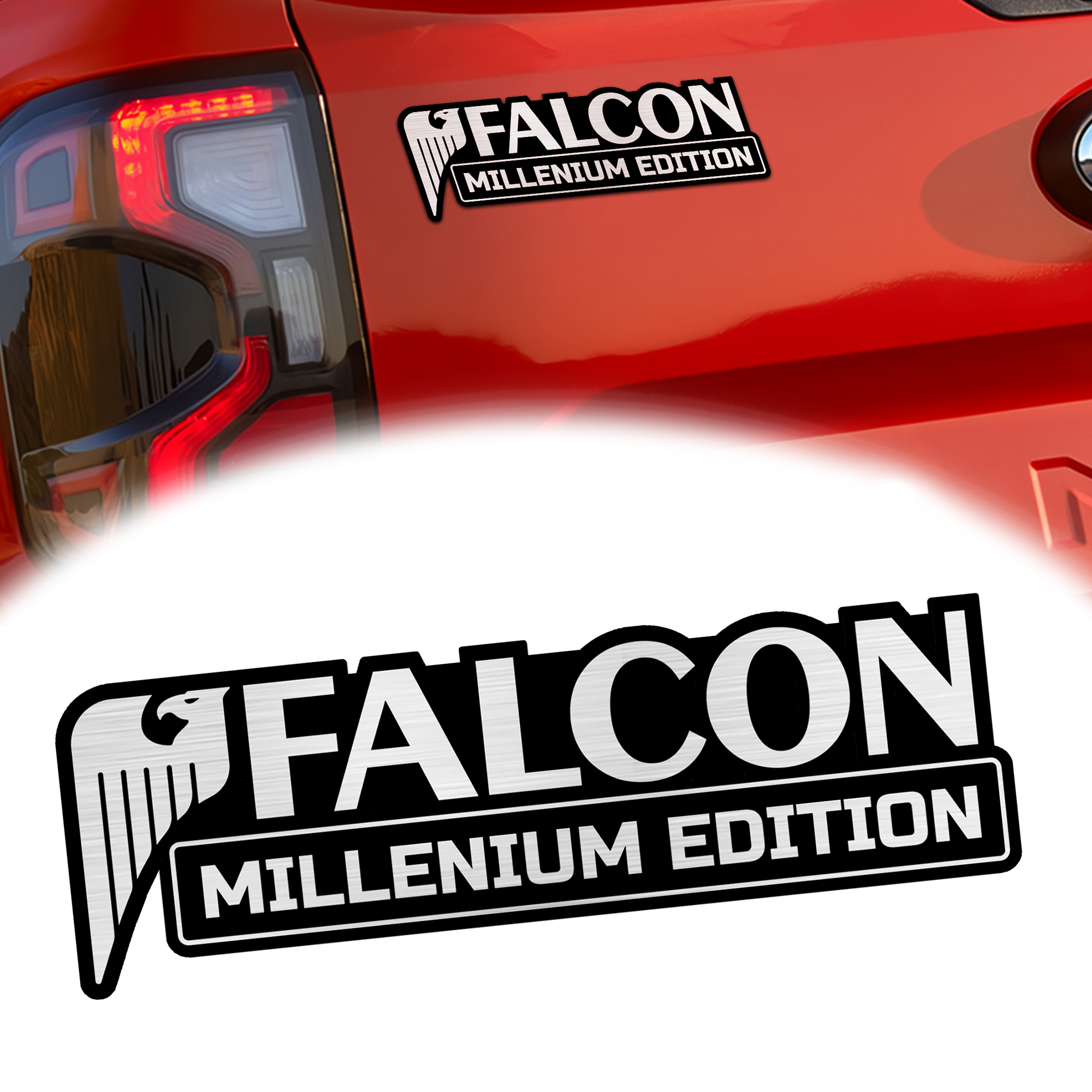 Falcon Millenium Laser Engraved Car Emblem MS10233