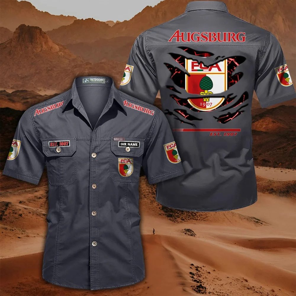 Fc Augsburg Pocket Short Sleeve Shirt PT71358