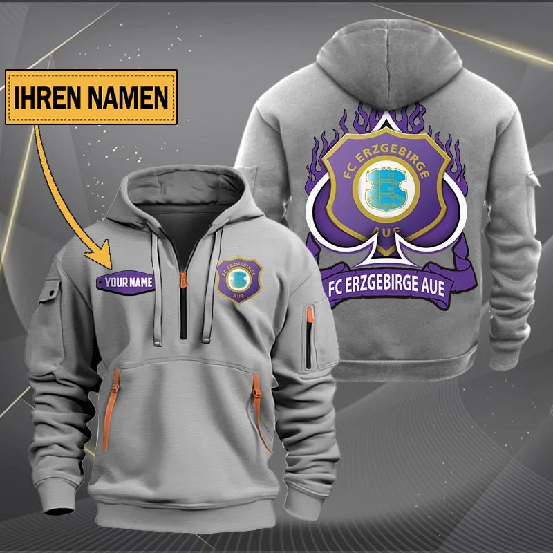 Fc Erzgebirge Aue Quarter Zip Hoodie PT70773