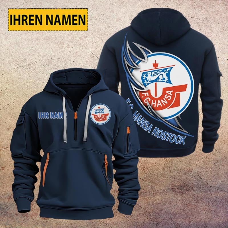 Fc Hansa Rostock Quarter Zip Hoodie PT70776