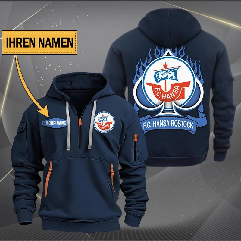 Fc Hansa Rostock Quarter Zip Hoodie PT70777