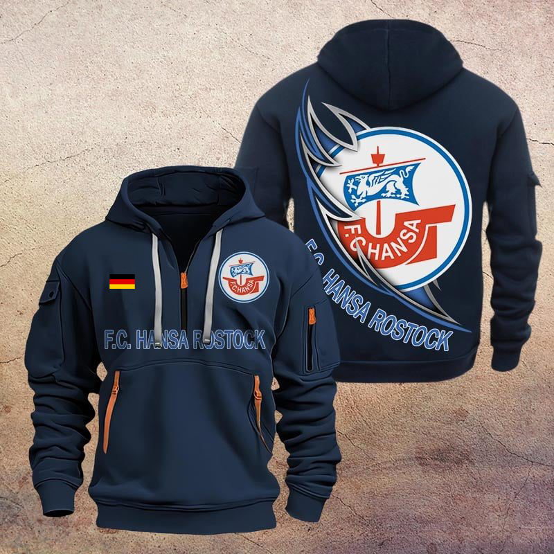 Fc Hansa Rostock Quarter Zip Hoodie PT70779