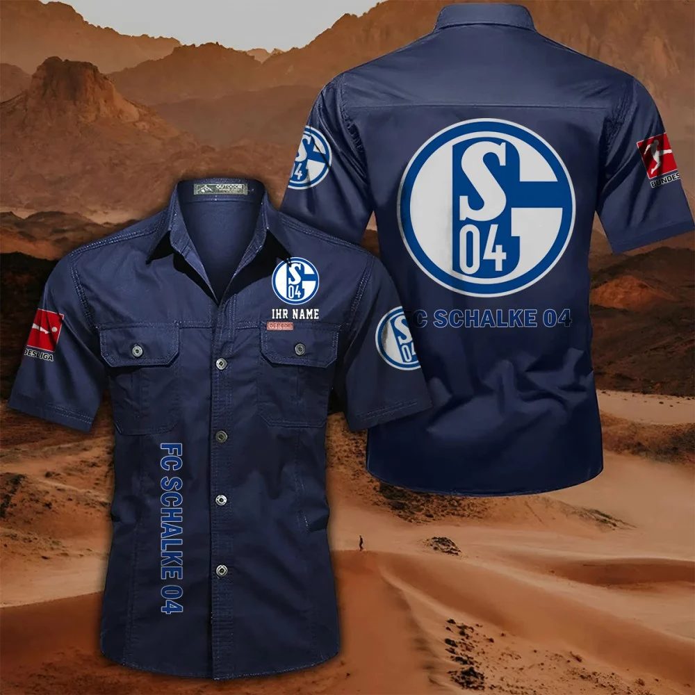 Fc Schalke 04 Pocket Short Sleeve Shirt PT71367