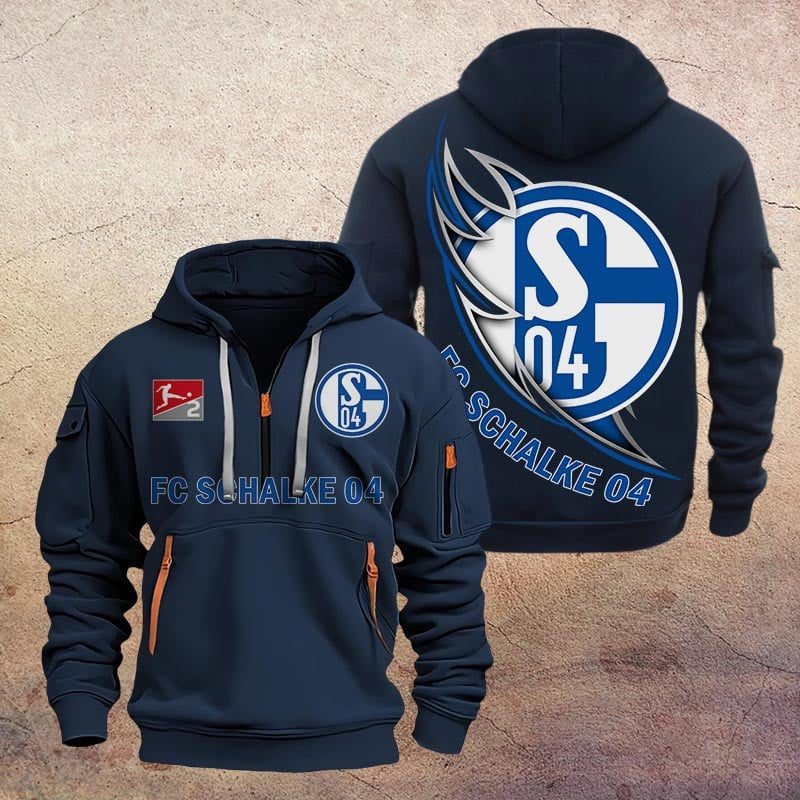 Fc Schalke 04 Quarter Zip Hoodie PT70788