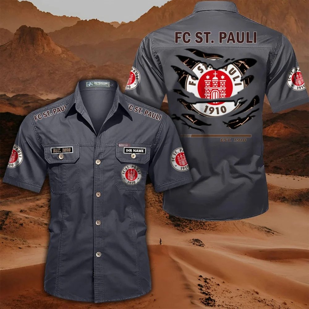 Fc St Pauli Pocket Short Sleeve Shirt PT71371