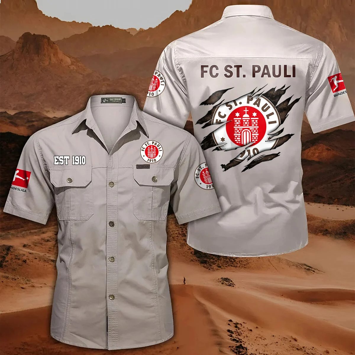 Fc St Pauli Pocket Short Sleeve Shirt PT71372