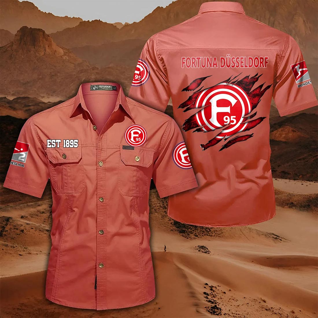 Fortuna Dusseldorf Pocket Short Sleeve Shirt PT71375