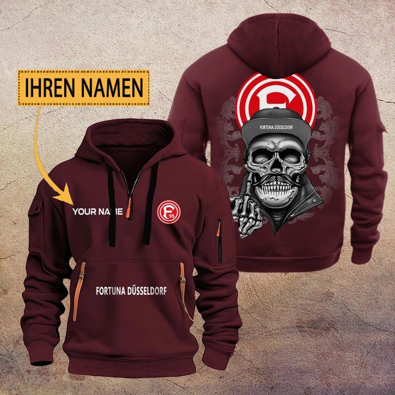 Fortuna Dusseldorf Quarter Zip Hoodie PT70795