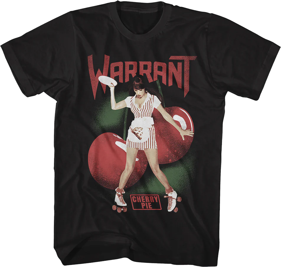 Front & Back Cherry Pie Warrant T-Shirt MS02778