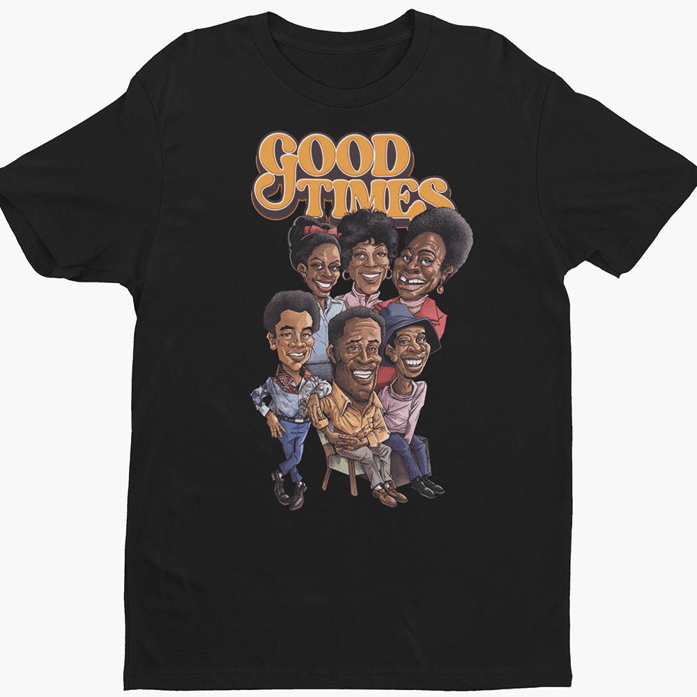 Good Times Caricature Premium Mens T-shirt MS07153