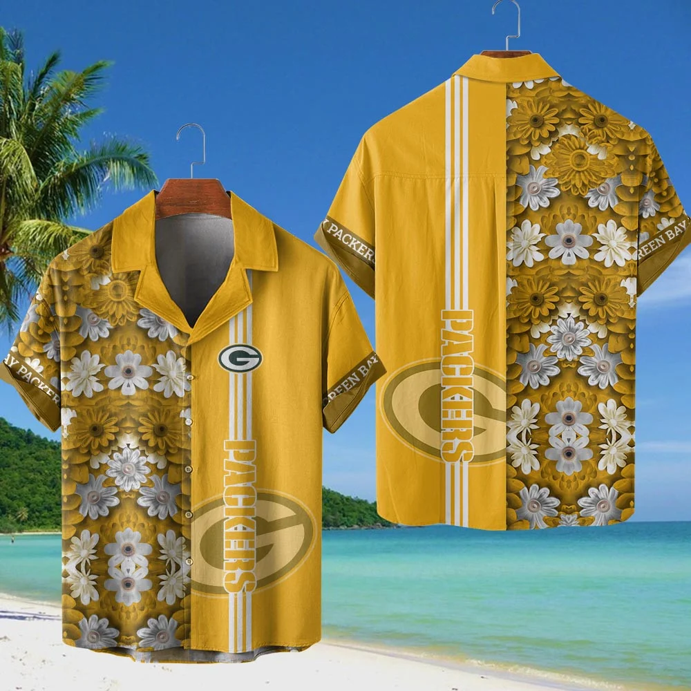 Green Bay Packers NFL Flower Hawaiian Shirt PT68467