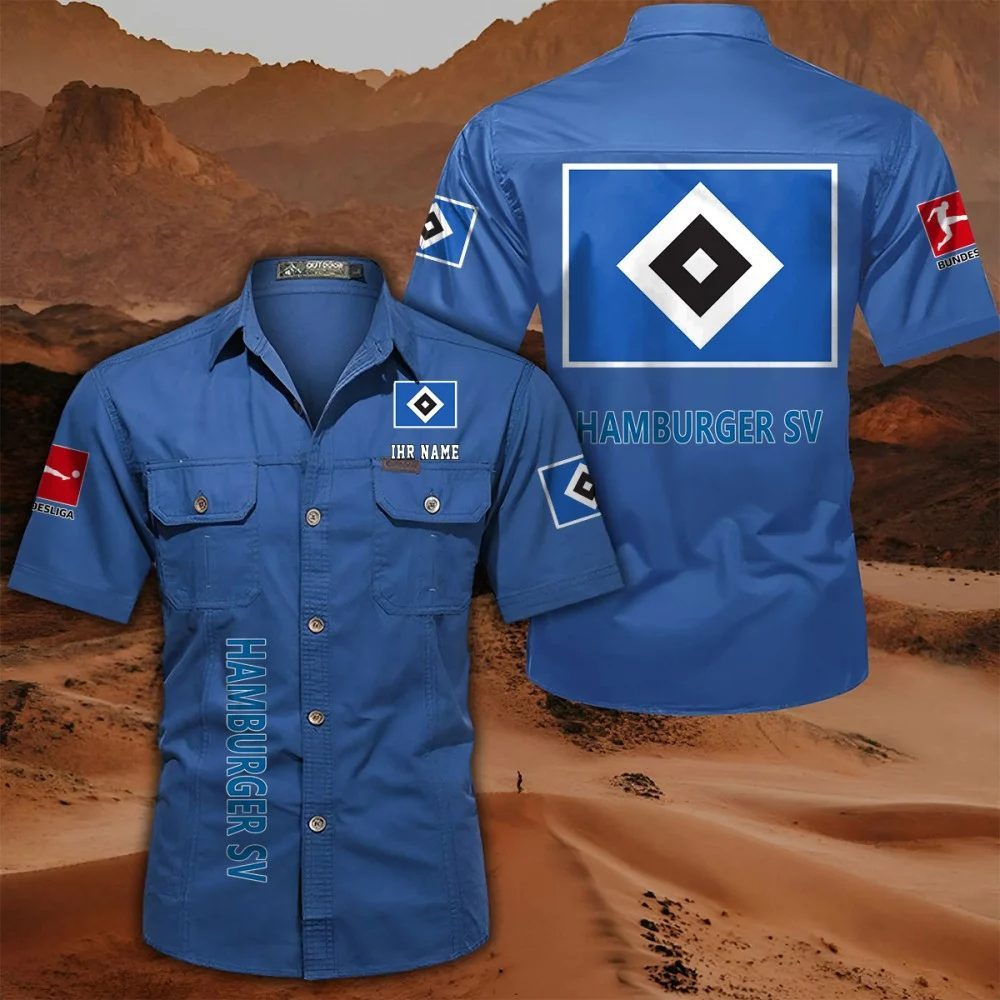 Hamburger Sv Pocket Short Sleeve Shirt PT71376