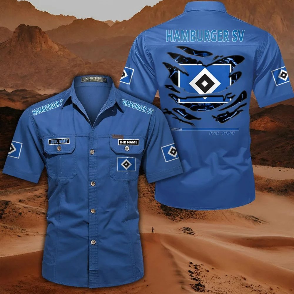 Hamburger Sv Pocket Short Sleeve Shirt PT71377