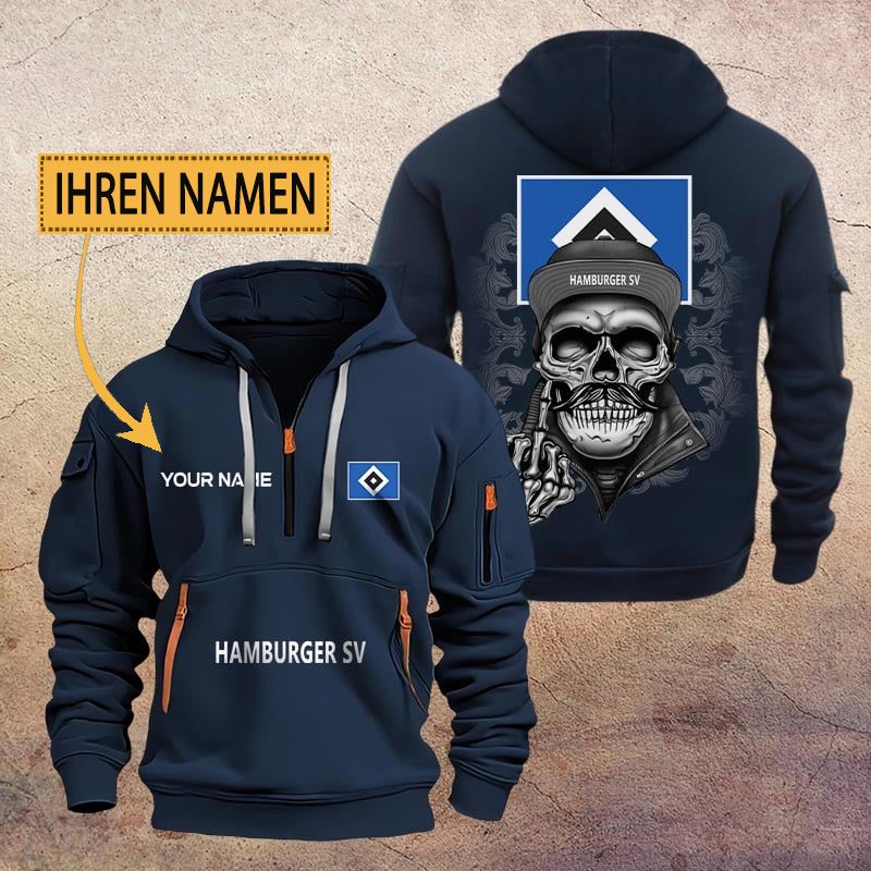 Hamburger Sv Quarter Zip Hoodie PT70800