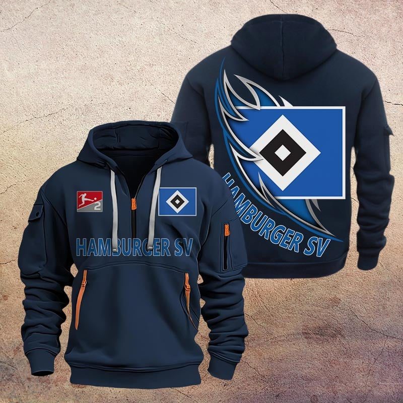 Hamburger Sv Quarter Zip Hoodie PT70804