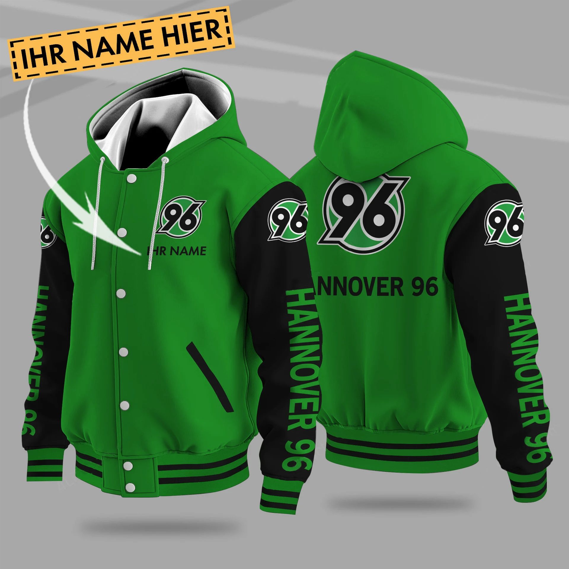 Hannover 96 Hooded Baseball Jacket PT71279