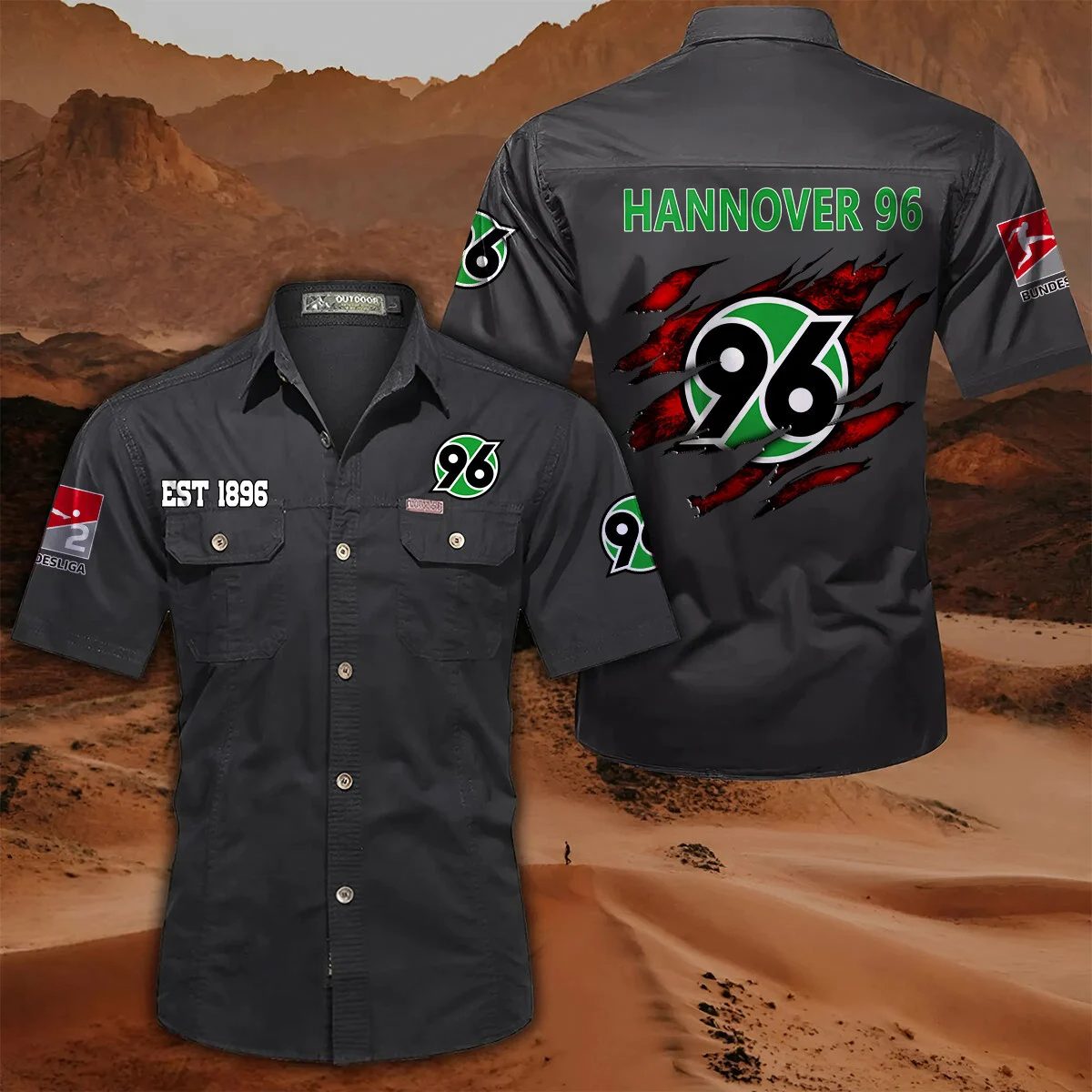 Hannover 96 Pocket Short Sleeve Shirt PT71381