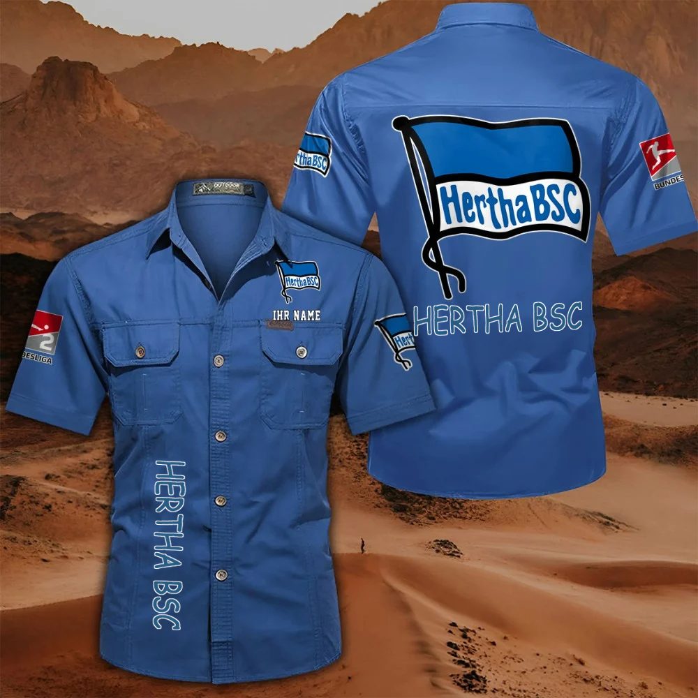 Hertha Bsc Pocket Short Sleeve Shirt PT71382