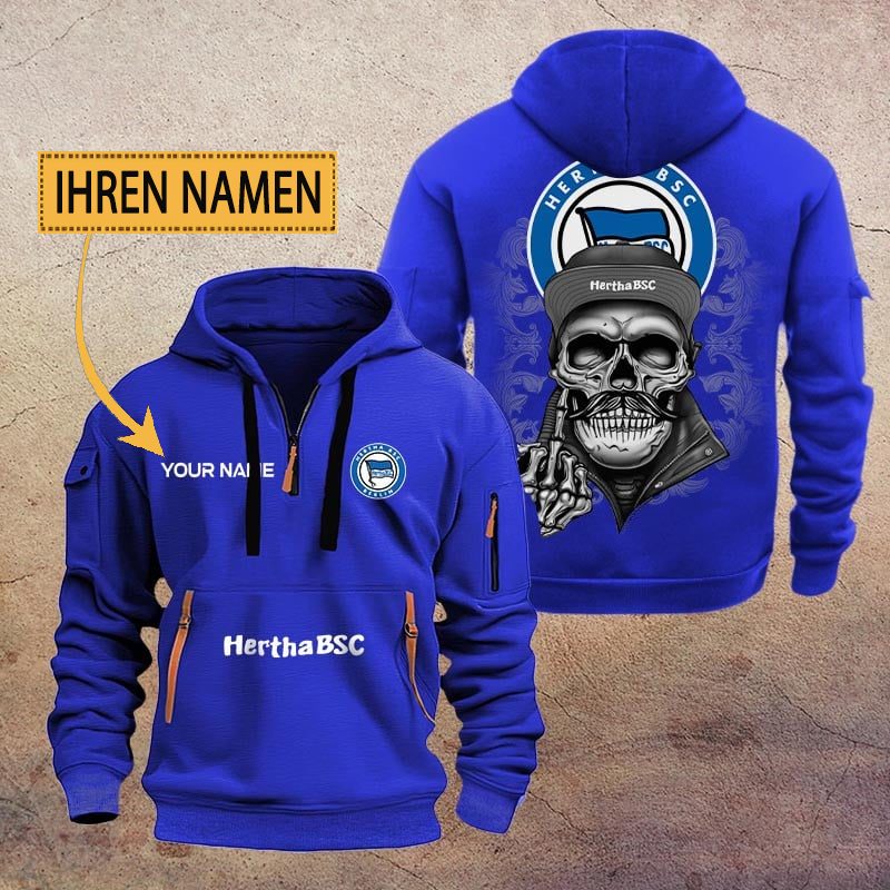 Hertha Bsc Quarter Zip Hoodie PT70810
