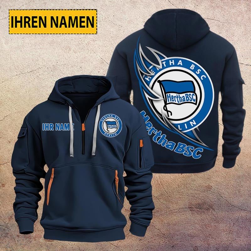Hertha Bsc Quarter Zip Hoodie PT70811
