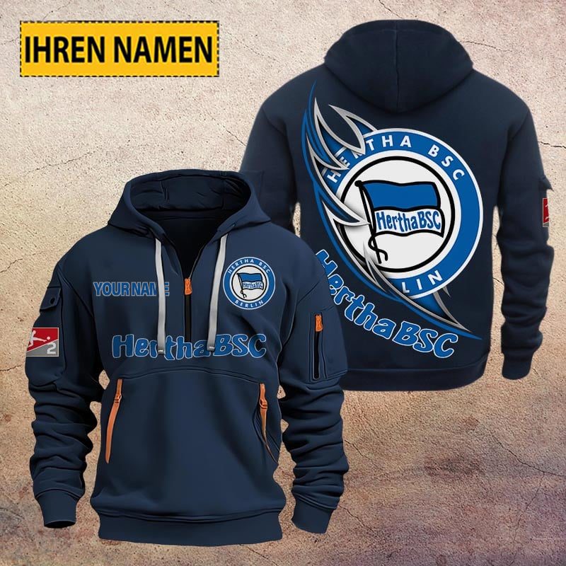 Hertha Bsc Quarter Zip Hoodie PT70813