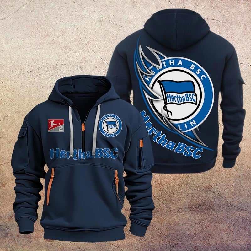 Hertha Bsc Quarter Zip Hoodie PT70814