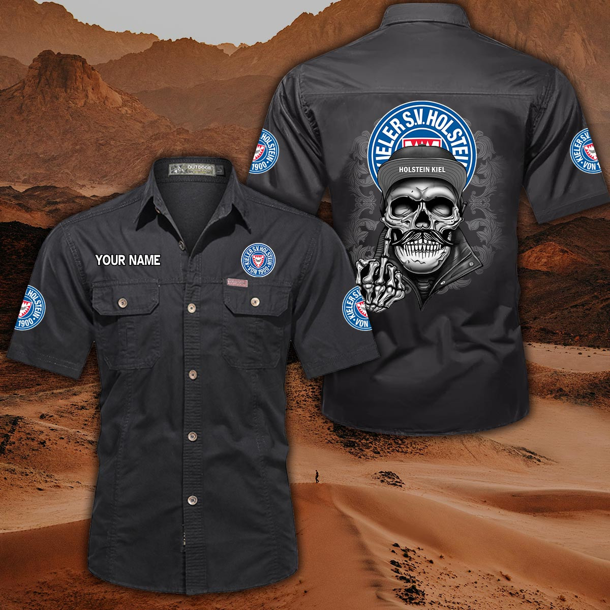 Holstein Kiel Pocket Short Sleeve Shirt PT69601