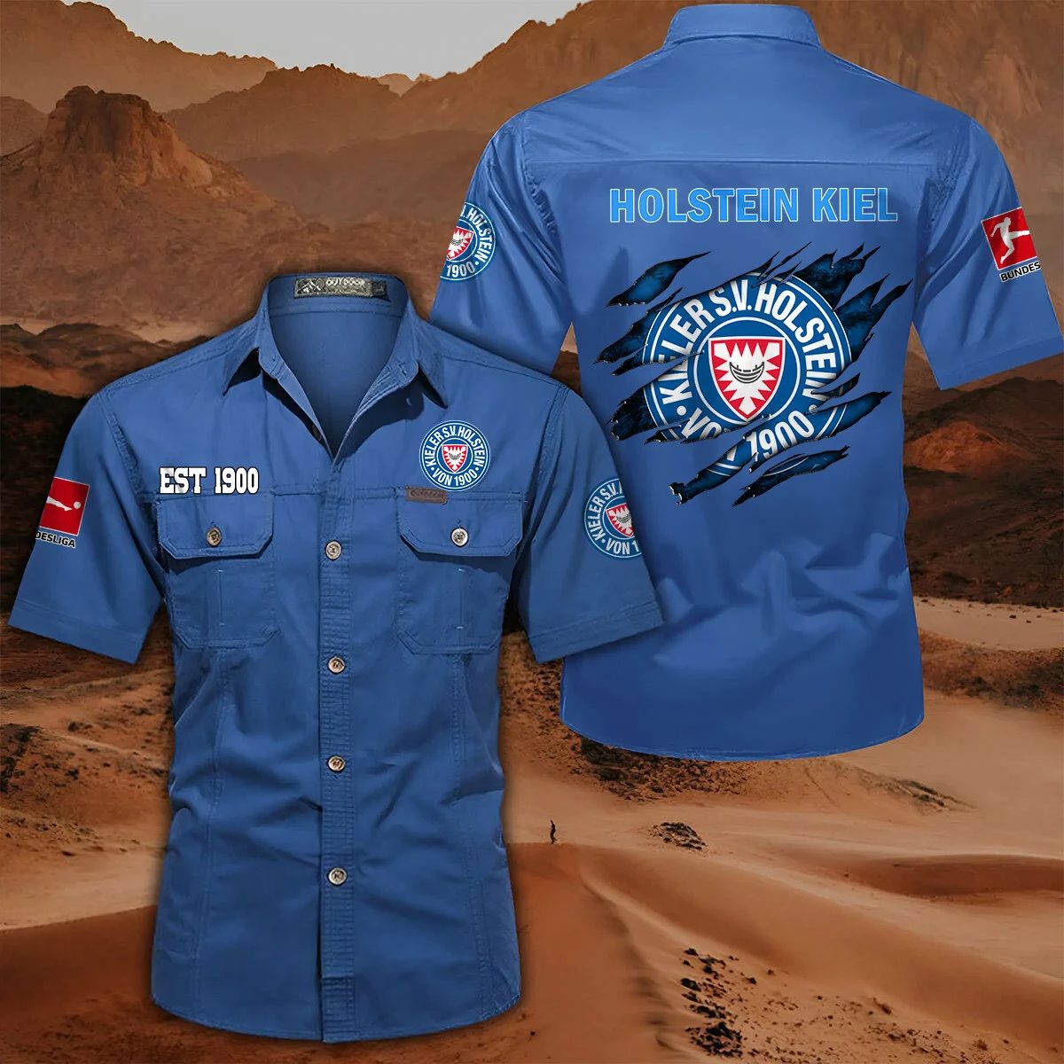 Holstein Kiel Pocket Short Sleeve Shirt PT71387