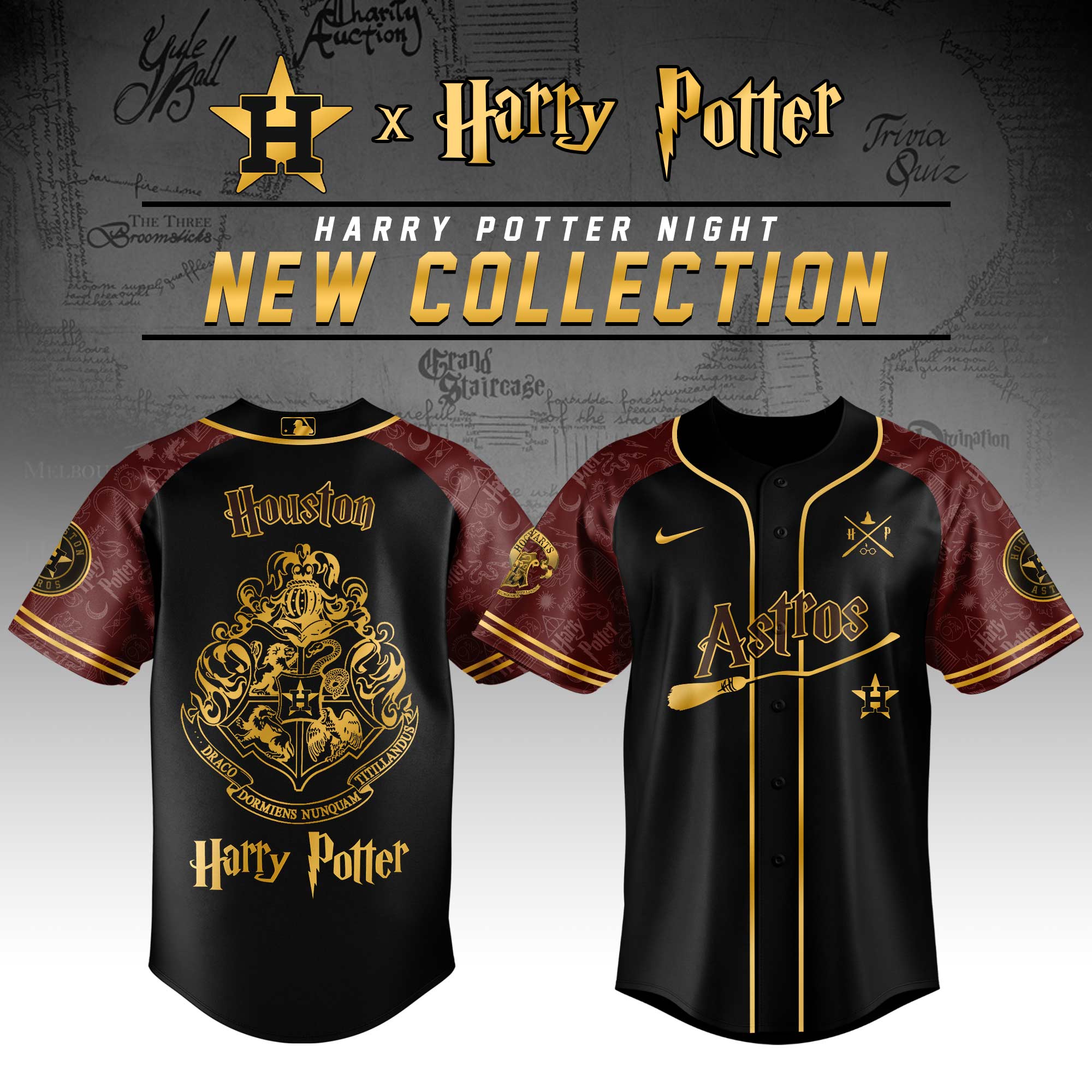 Houston Astros Mlb X Harry Potter Limited Edition Jersey 2025 PT67697