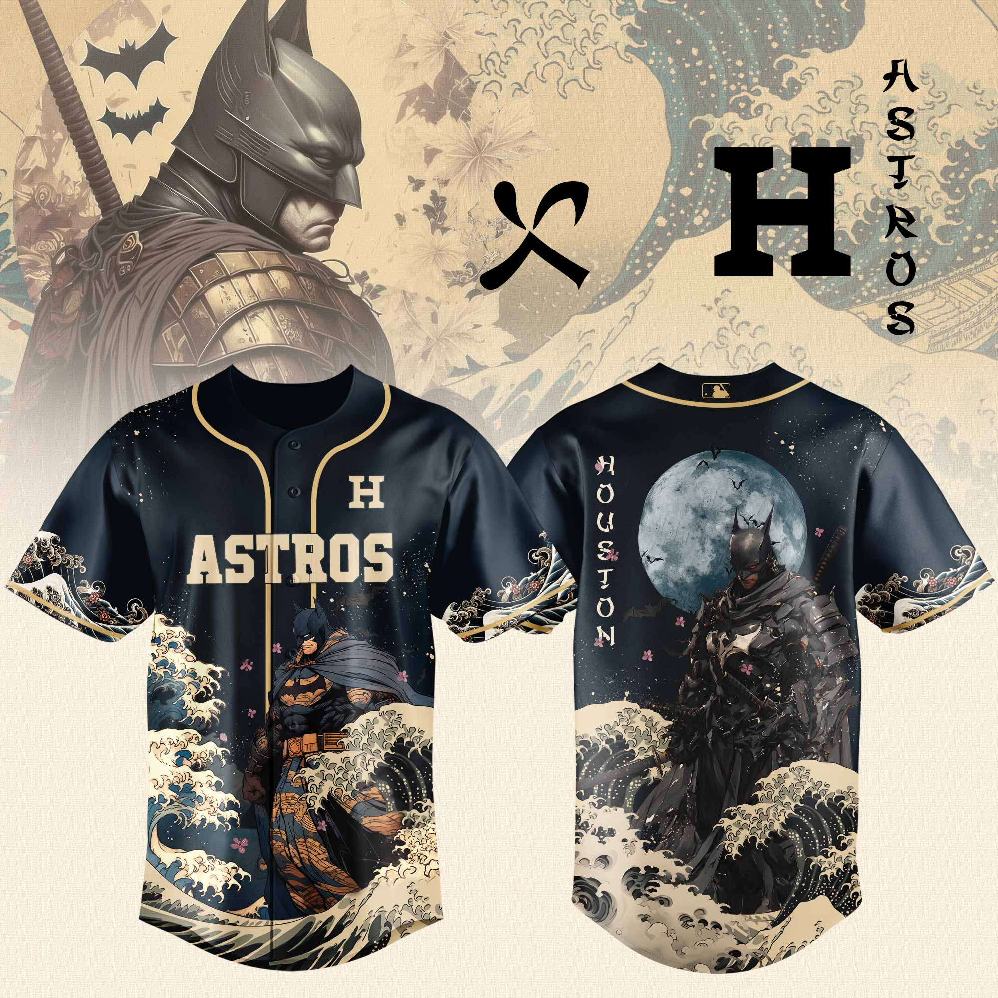 Houston Astros x Batman Night Limited Edition Jersey 2025 PT71784