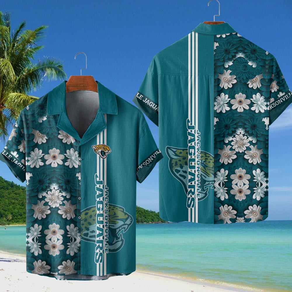Jacksonville Jaguars NFL Flower Hawaiian Shirt PT68481