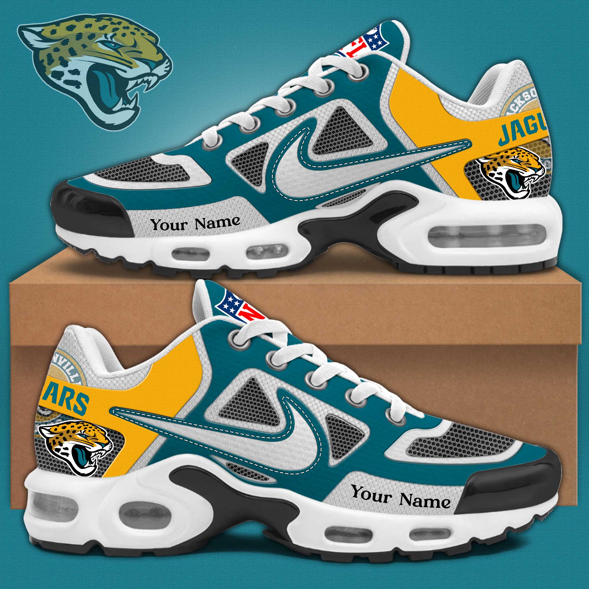 Jacksonville Jaguars Sport Shoes Editions Limited PT72307